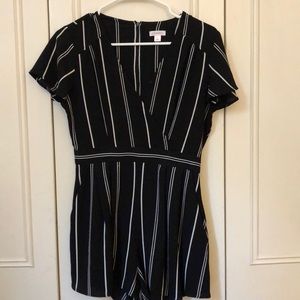Short sleeve romper